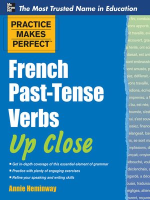 cover image of French Past-Tense Verbs Up Close